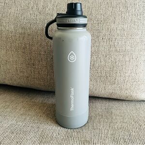 ThermoFlask Gray Water Bottle